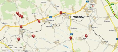 Mapa vskytu